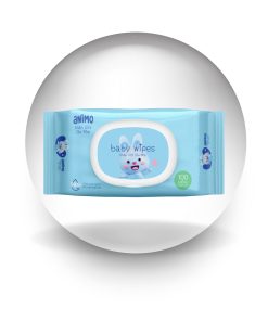Khăn ướt dịu nhẹ Animo không mùi - 100 tờ