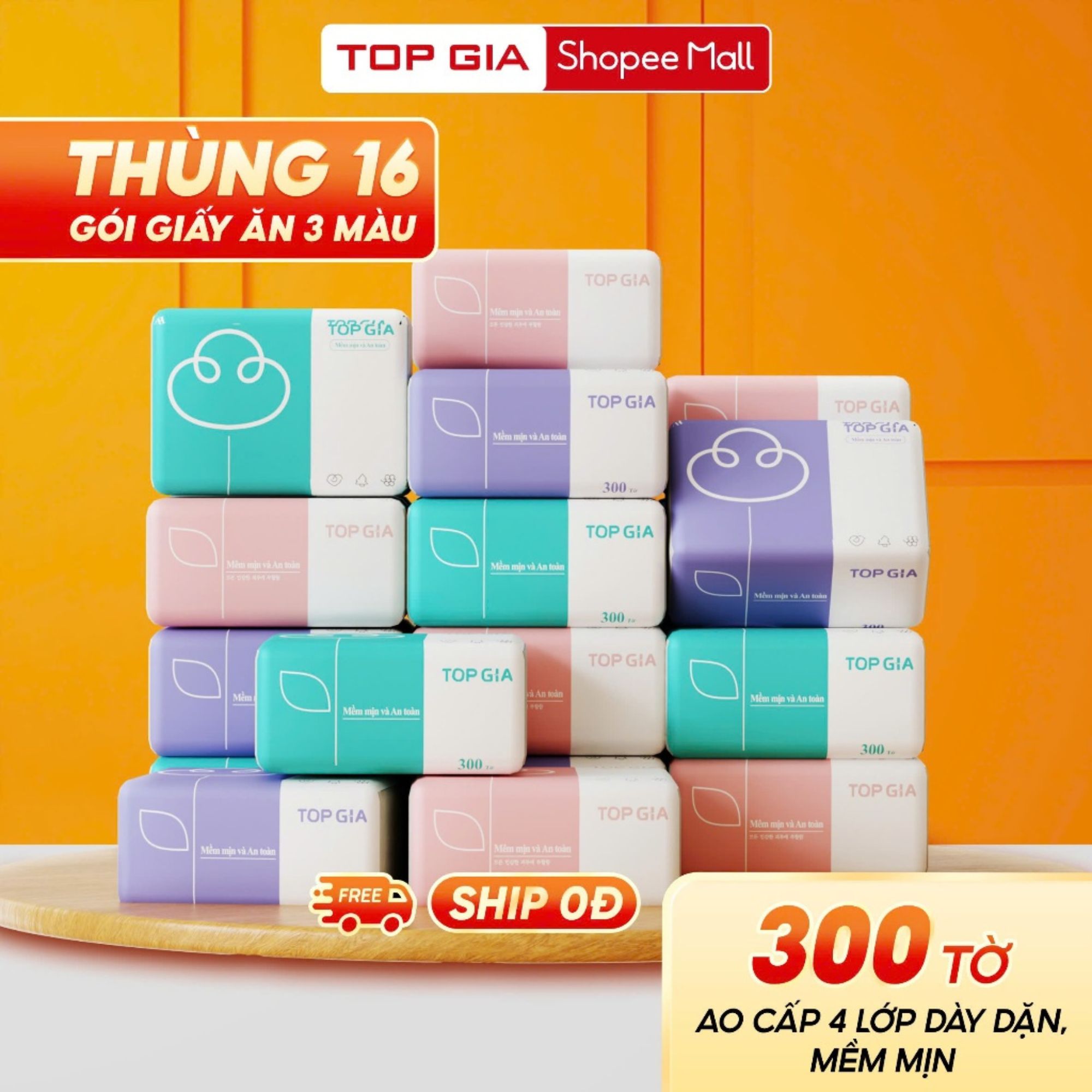 Giấy ăn rút Top Gia
