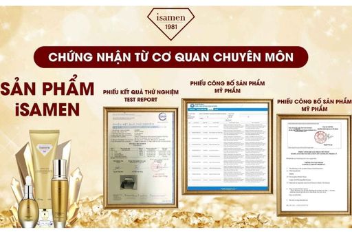 Giấy tờ mỹ phẩm Isamen