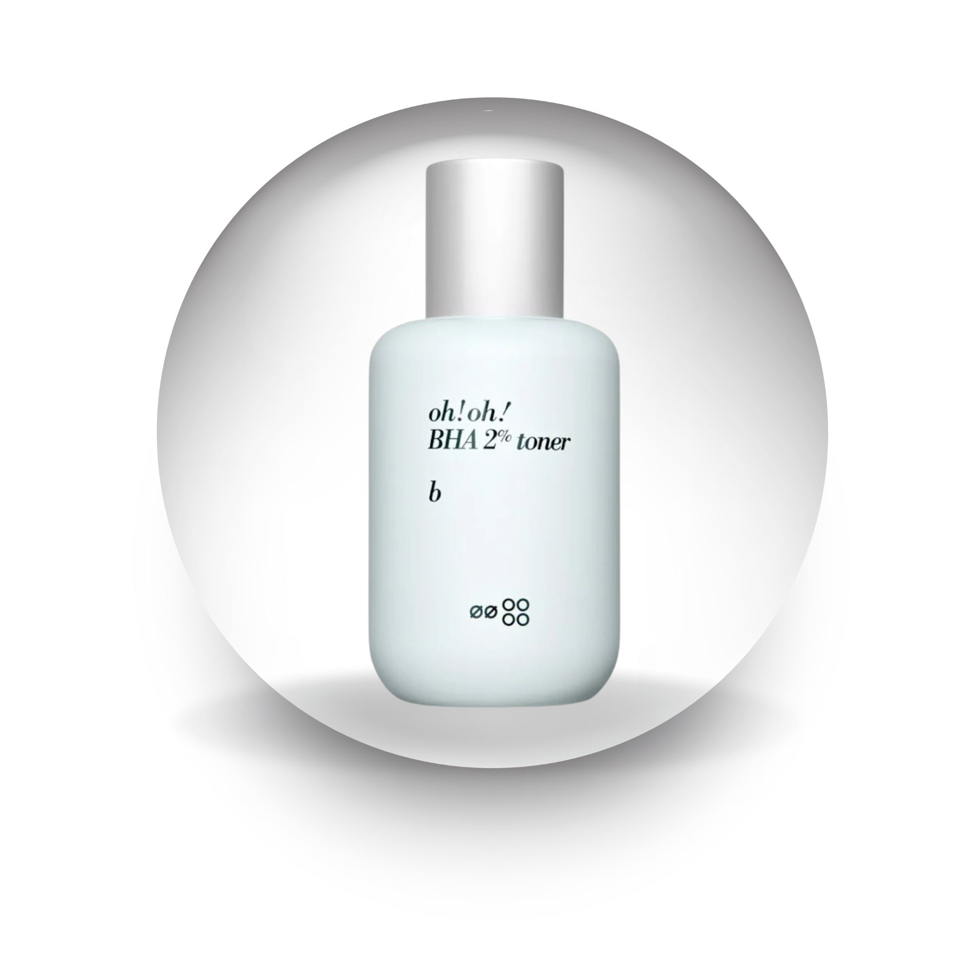 Nước cân bằng tẩy tế bào chết, làm sạch sâu da oh!oh! BHA 2% toner : b - 75ml