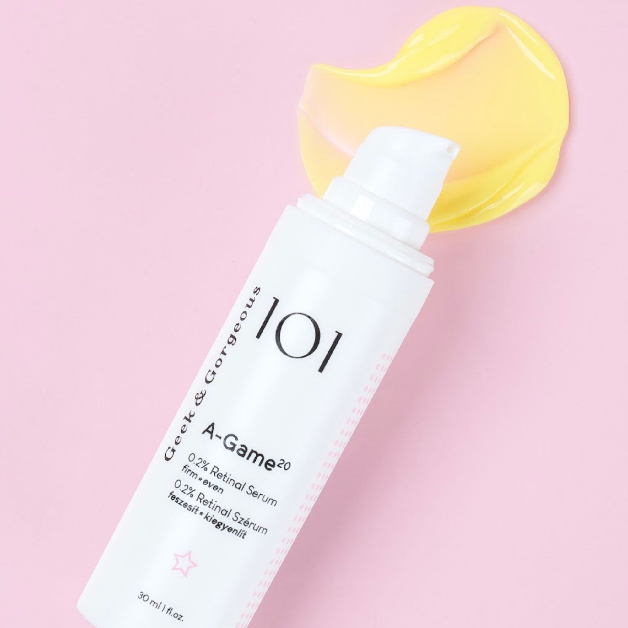 Tinh chất chống lão hoá, hỗ trợ tái tạo da Geek&Gorgeous A-Game 0.2% - 30ml