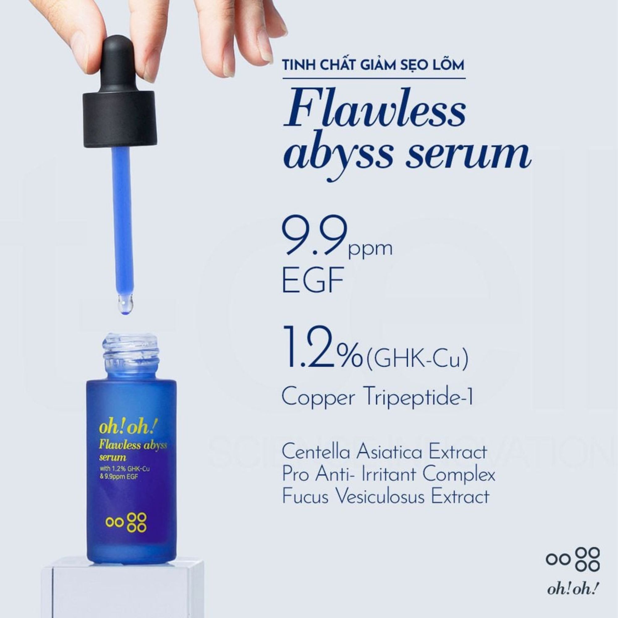 Tinh chất phục hồi chuyên sâu oh!oh! Flawless Abyss Serum - 15g