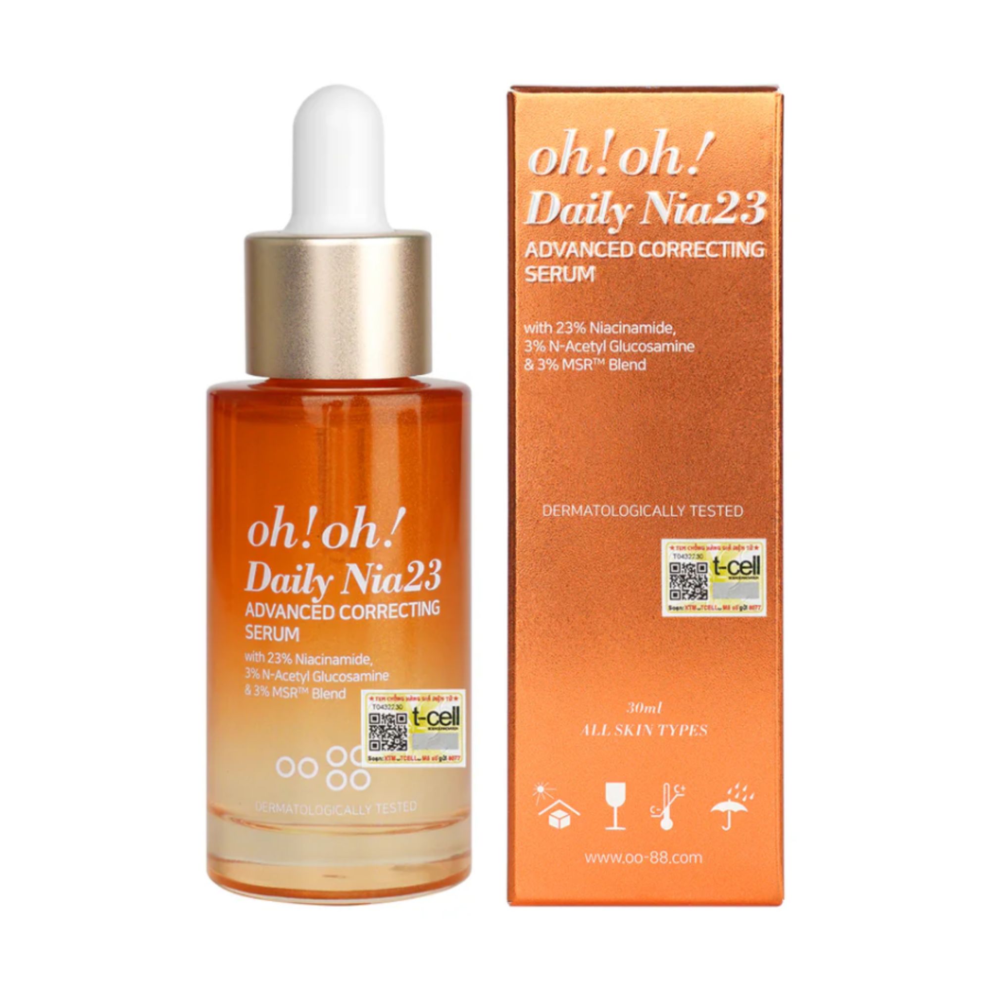 Tinh chất sửa chữa sắc tố chuyên sâu, sáng da & giảm thâm nám oh!oh -30ml