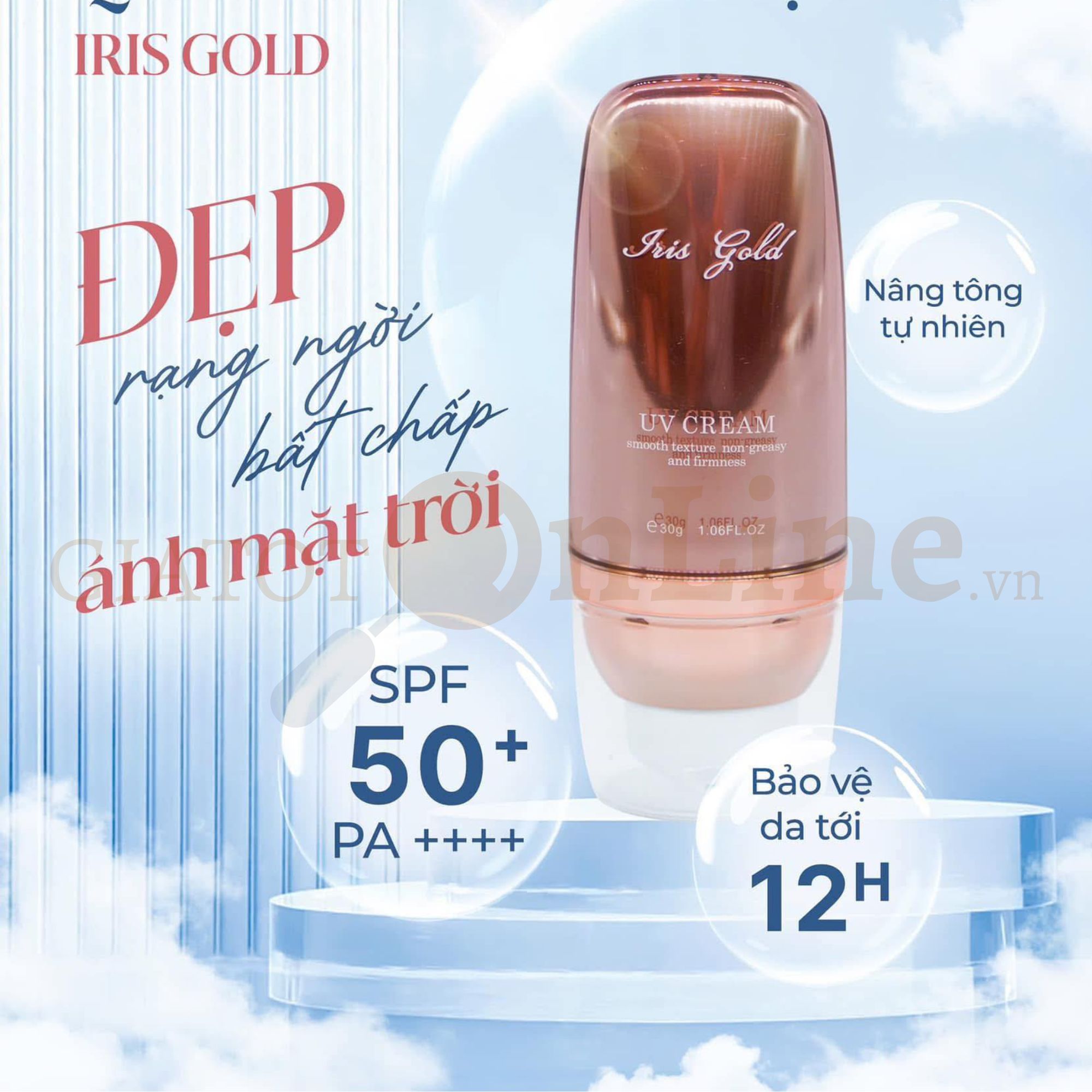 Kem chống nắng (UV Cream) Iris Gold - 30g
