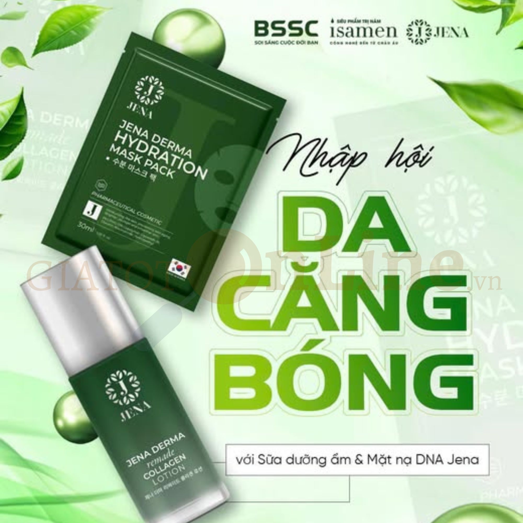 Mặt nạ DNA phục hồi trắng sáng Jena