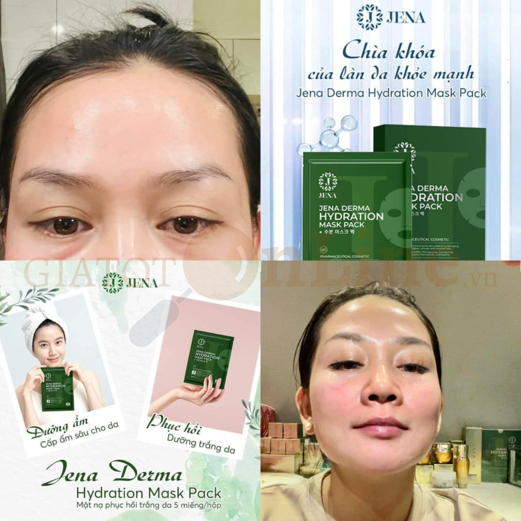 Mặt nạ DNA phục hồi trắng sáng Jena