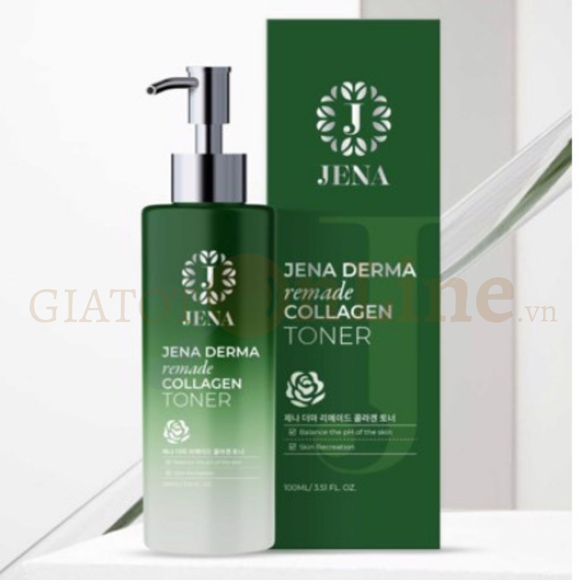 Nước hoa hồng collagen cân bằng da Jena - 100ml
