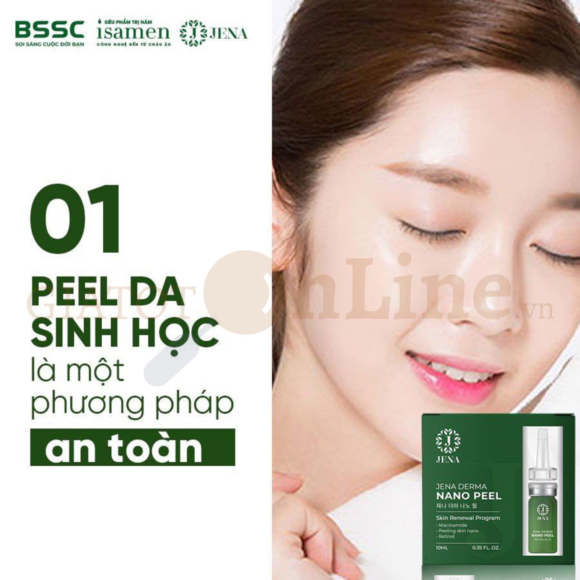 Tinh chất nano bạc tái sinh làn da Jena - 10ml